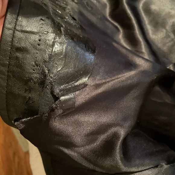 Vintage Black Leather Corvette Jacket Burk’s Bay Small Buttery Soft Coat - Picture 8 of 14